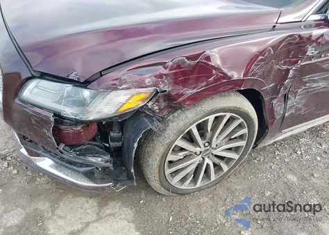 2018 Lincoln Continental Select z USA, uszkodzony, nr VIN 1LN6L9TK4J5605593